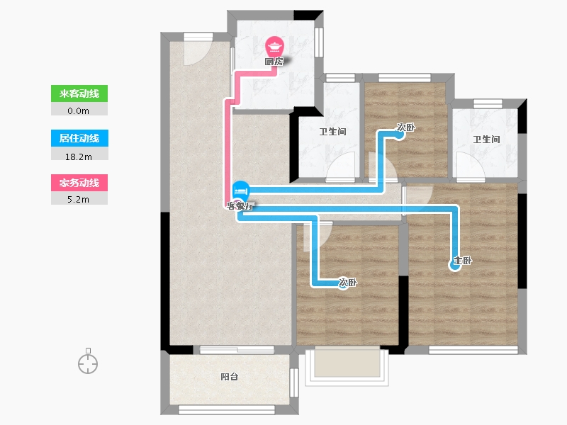 福建省-莆田市-建发文著-71.20-户型库-动静线