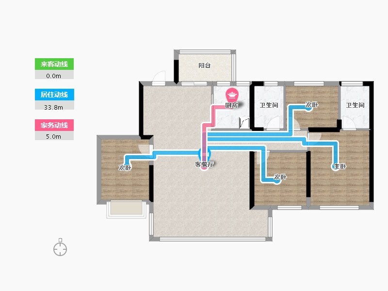 福建省-莆田市-保利联发玉湖和悦-114.40-户型库-动静线