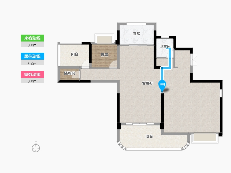 广东省-惠州市-中海龙湖百賢府-114.40-户型库-动静线