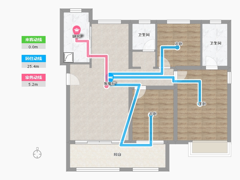 山东省-济南市-远洋湖印都会-90.00-户型库-动静线