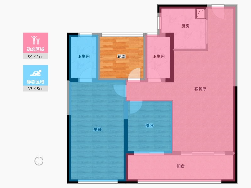 湖南省-长沙市-建工·象山国际-95.33-户型库-动静分区