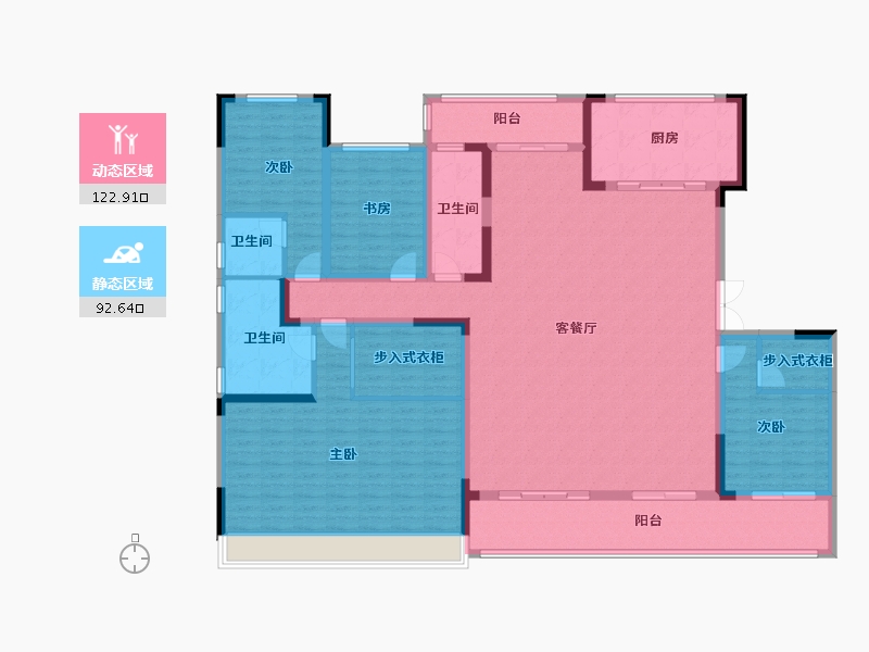 湖南省-长沙市-中建钰山湖-196.00-户型库-动静分区