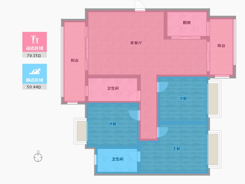 广西壮族自治区-柳州市-联发山水间-95.00-户型库-动静分区