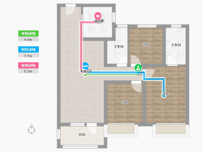 河北省-邢台市-保利云上-90.00-户型库-动静线