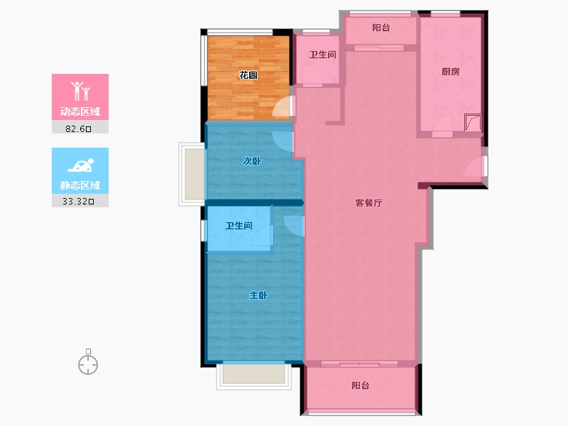 湖南省-长沙市-建工·象山国际-115.20-户型库-动静分区