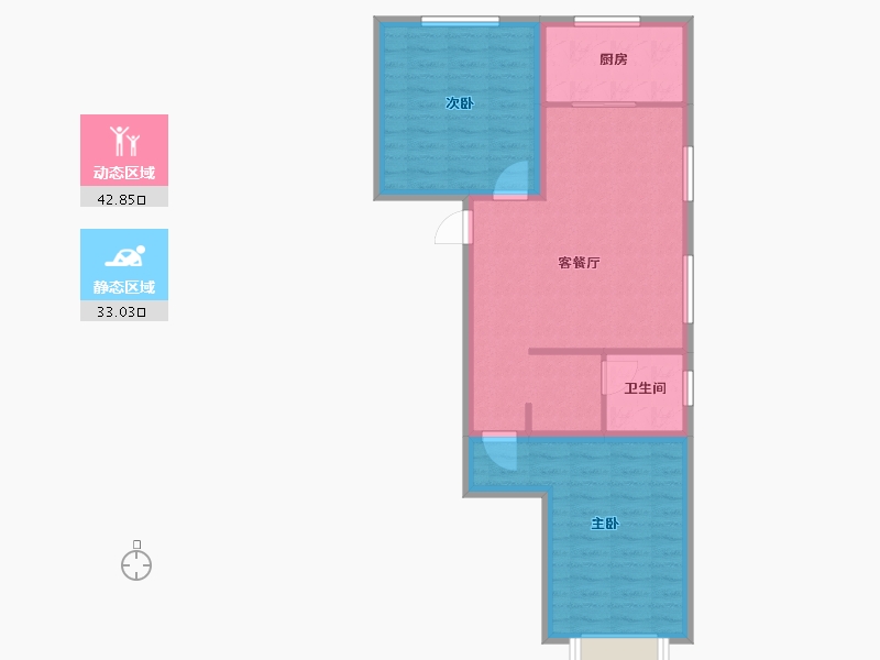 河北省-石家庄市-天鸿世家-68.00-户型库-动静分区