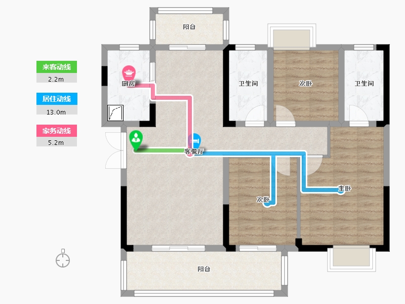 湖北省-宜昌市-一品江山-99.80-户型库-动静线