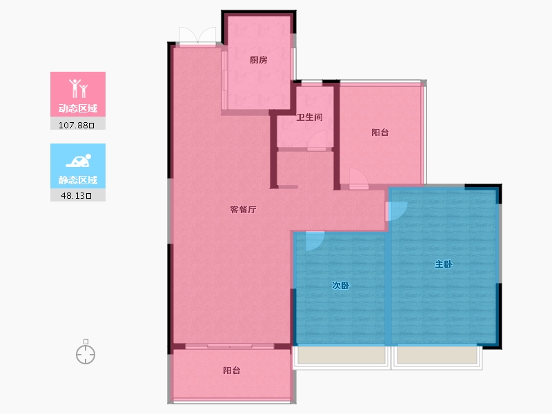 河南省-郑州市-润泓·润园-142.65-户型库-动静分区