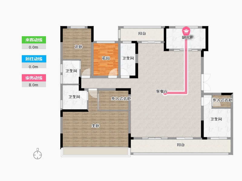 湖南省-长沙市-中建钰山湖-196.01-户型库-动静线