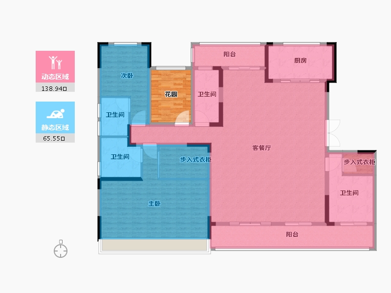 湖南省-长沙市-中建钰山湖-196.01-户型库-动静分区