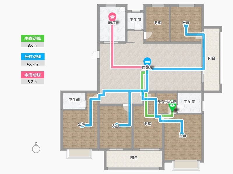 山东省-德州市-康博公馆-200.00-户型库-动静线