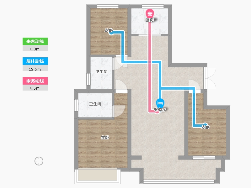 河南省-郑州市-朗曼新城-89.00-户型库-动静线