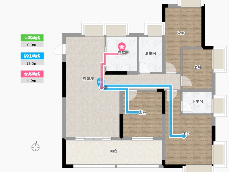 江西省-上饶市-力高阳光首府-103.00-户型库-动静线