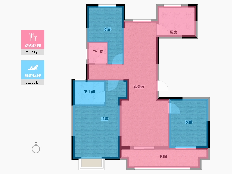 江苏省-连云港市-桃李书院-101.01-户型库-动静分区