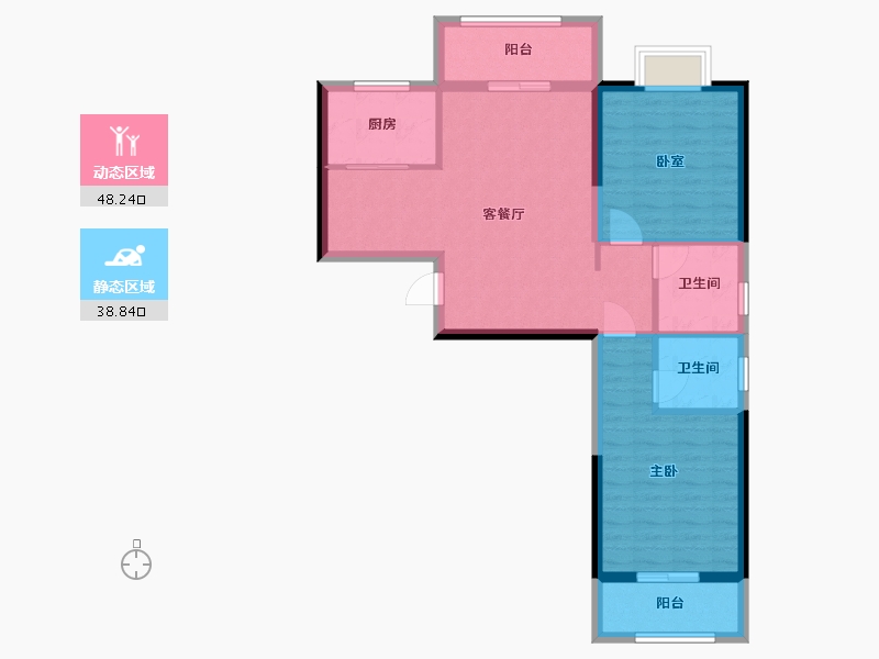 福建省-泉州市-仁和里小区-78.00-户型库-动静分区