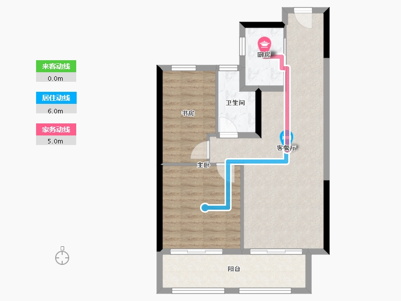 安徽省-合肥市-恒泰阿奎利亚悦璟府-68.35-户型库-动静线