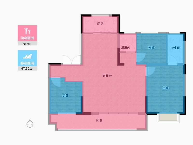 江苏省-连云港市-桃李书院-115.01-户型库-动静分区