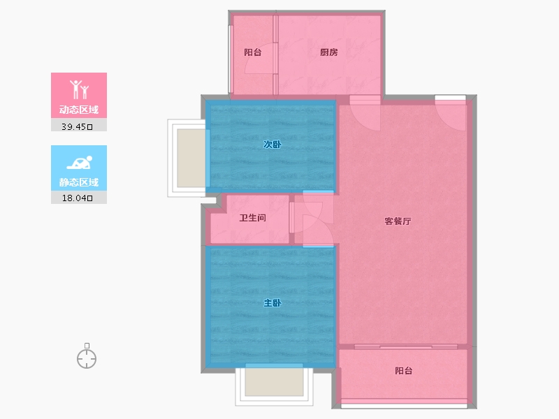 广东省-广州市-媒体村-63.84-户型库-动静分区