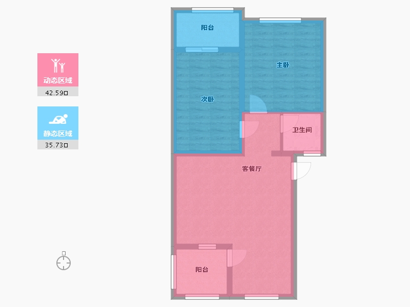 山东省-德州市-中建华府-71.00-户型库-动静分区