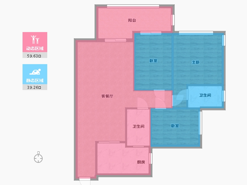 广东省-佛山市-桂南名都-98.00-户型库-动静分区