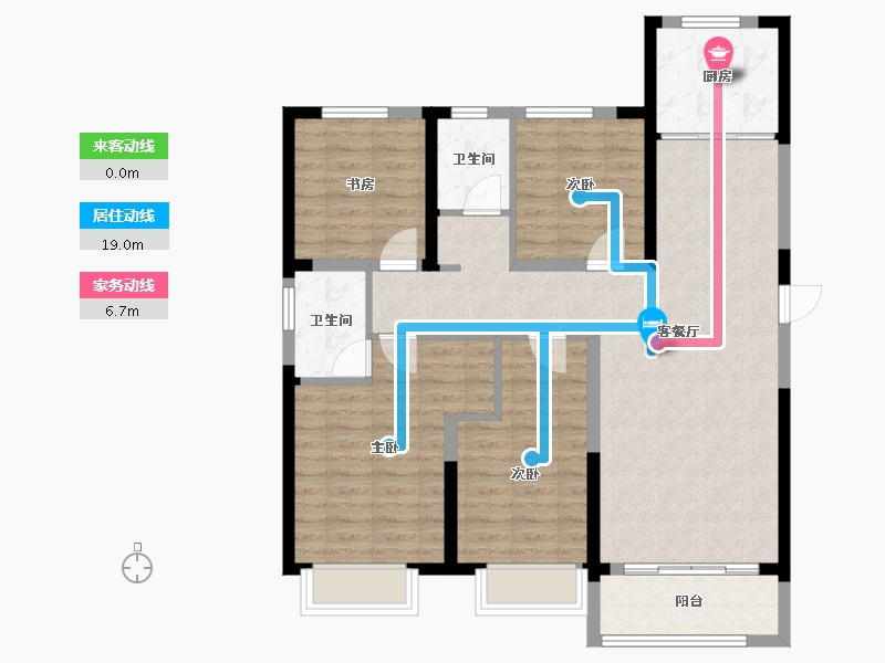 河南省-郑州市-亚星锦绣山河大二期-99.61-户型库-动静线