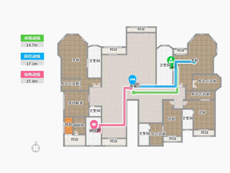 广东省-广州市-星河湾·半岛五號-548.31-户型库-动静线