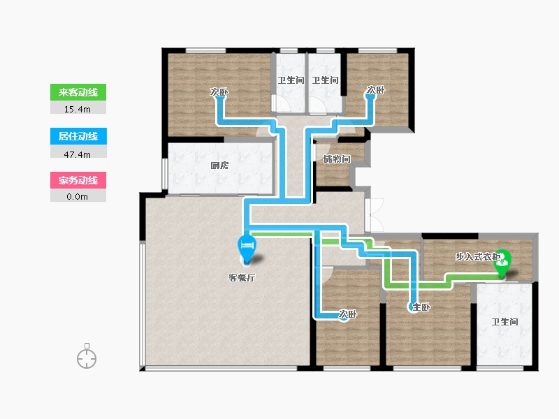 陕西省-西安市-华发长安首府-172.80-户型库-动静线