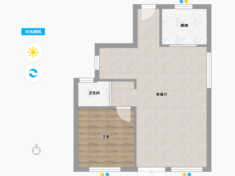 江苏省-泰州市-宝龙世家-210.00-户型库-采光通风