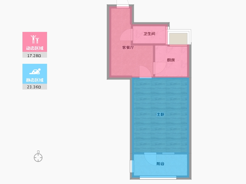 天津-天津市-冠云东里-34.00-户型库-动静分区