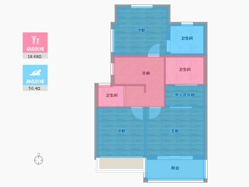 江苏省-泰州市-宝龙世家-210.00-户型库-动静分区