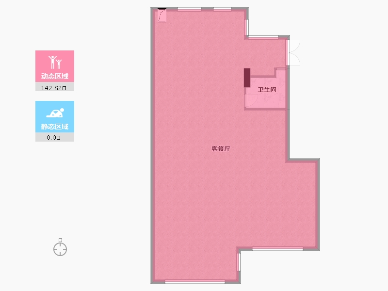 浙江省-温州市-宏地望府-135.00-户型库-动静分区