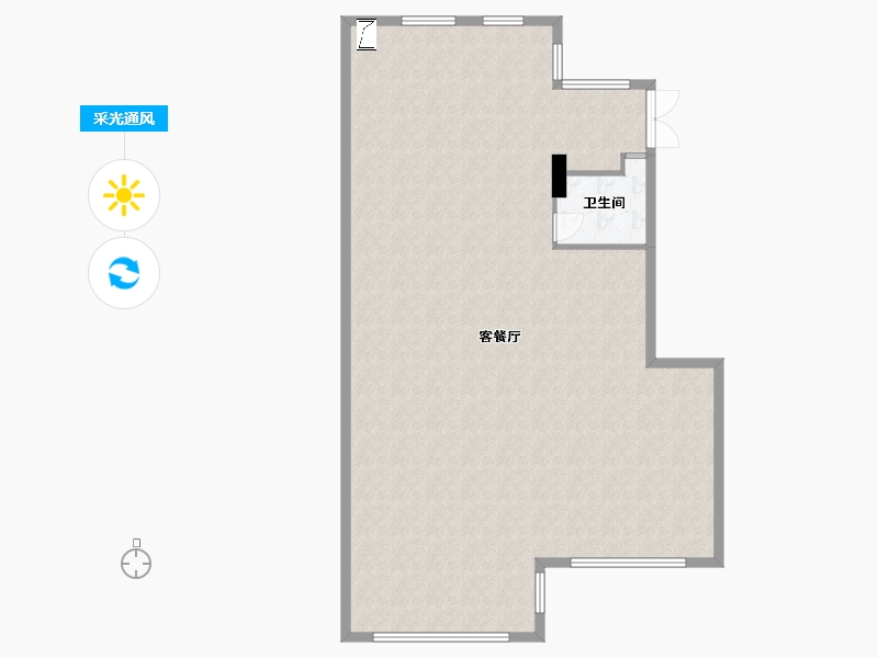 浙江省-温州市-宏地望府-135.00-户型库-采光通风