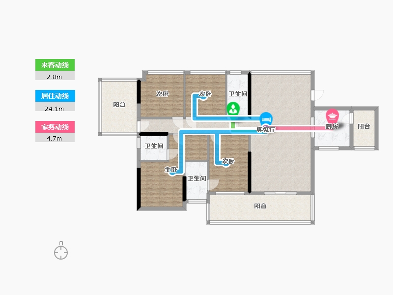 广东省-肇庆市-鸿都 -152.00-户型库-动静线