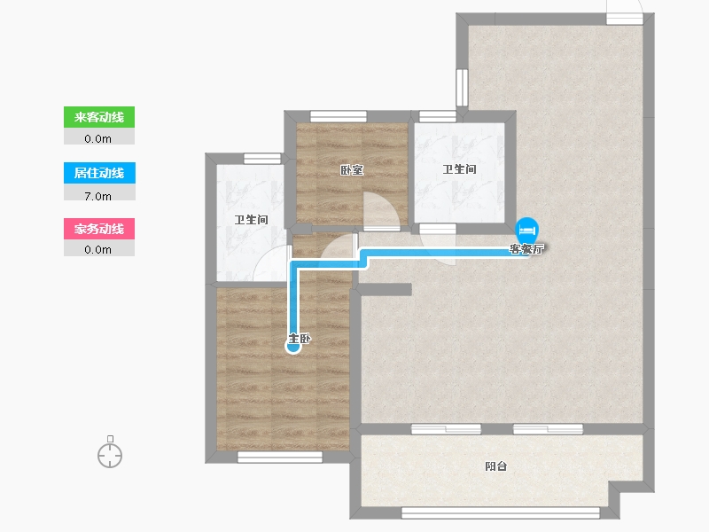 广东省-惠州市-德威江誉城3期-72.50-户型库-动静线