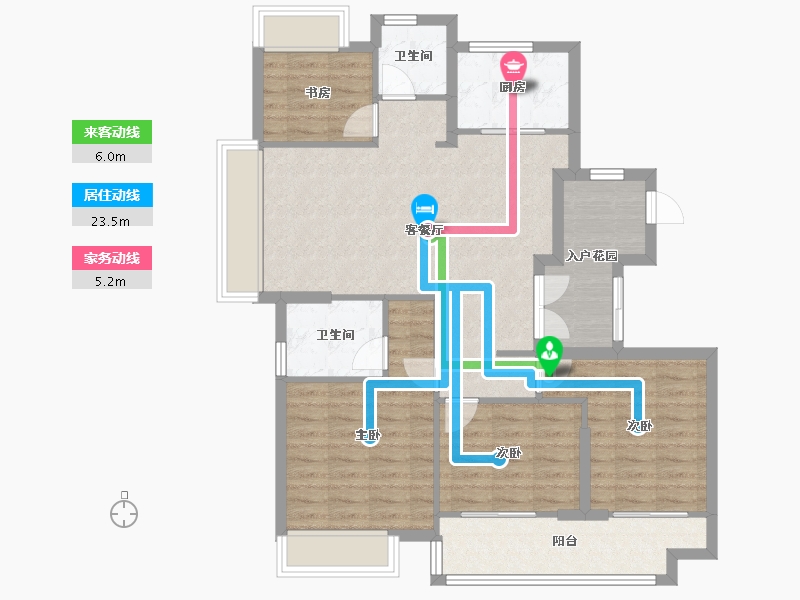 江苏省-盐城市-海悦东鸣府-97.00-户型库-动静线