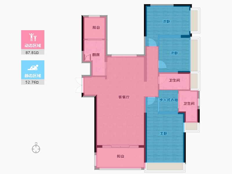 广东省-湛江市-御景华府-126.00-户型库-动静分区