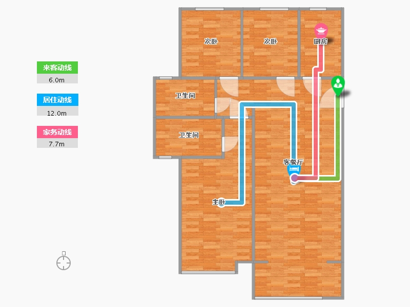 河北省-邯郸市-美的花溪谷-101.08-户型库-动静线