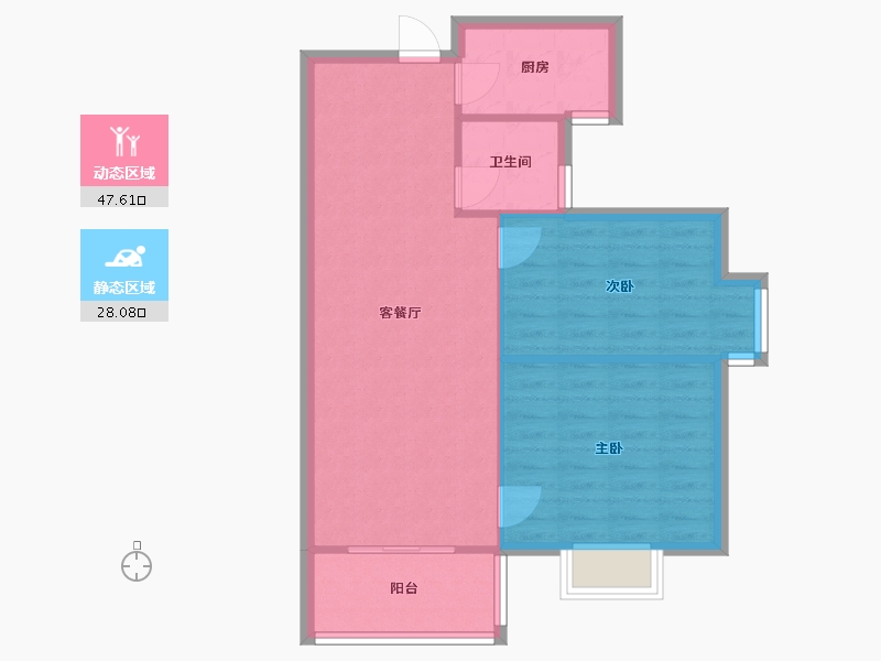 安徽省-合肥市-仁和佳园-69.39-户型库-动静分区