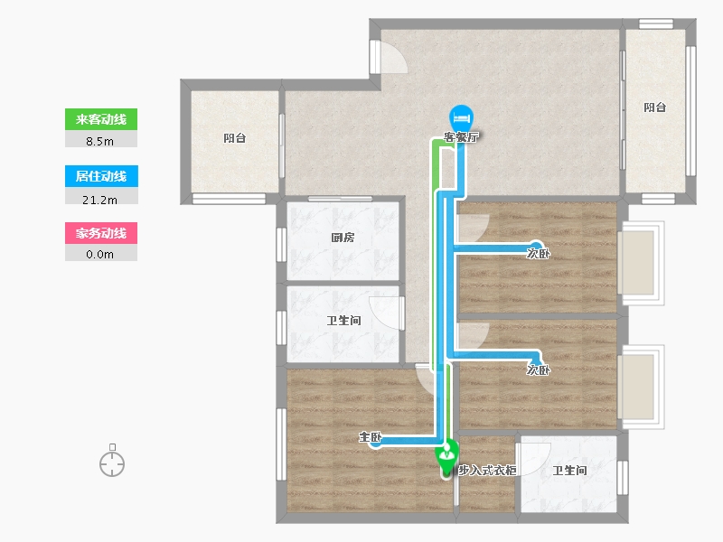 四川省-成都市-山水四季城-98.00-户型库-动静线