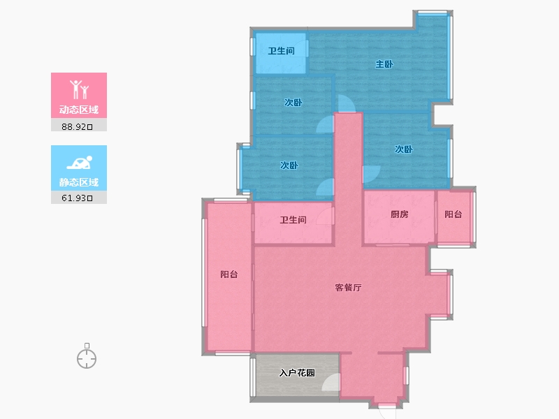 广东省-湛江市-嘉富·嘉豪园-150.00-户型库-动静分区