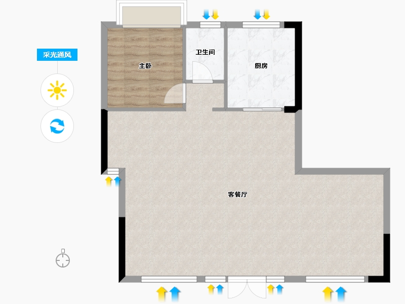 广东省-肇庆市-龙湖春天-158.00-户型库-采光通风