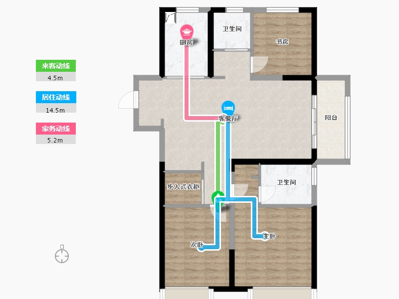 山东省-济南市-璟樾-93.60-户型库-动静线