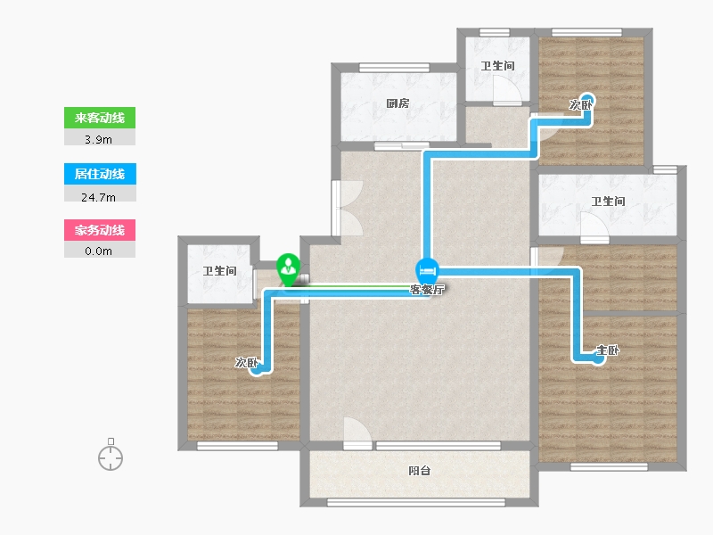 河北省-廊坊市-丽华首府-130.00-户型库-动静线