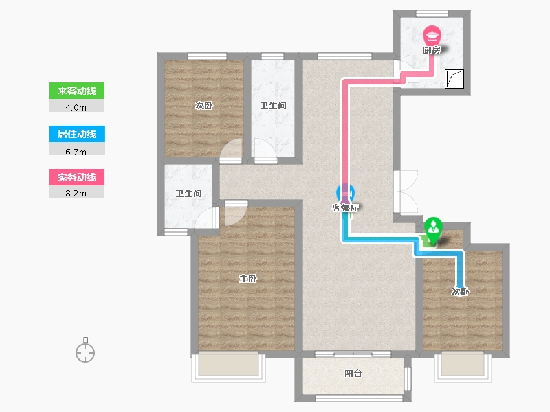 河北省-石家庄市-博东园北区-108.00-户型库-动静线