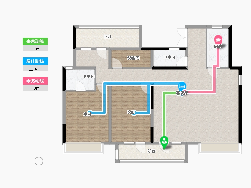 山东省-青岛市-天一仁和栊樾海-142.09-户型库-动静线