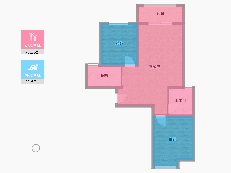 河南省-郑州市-水之郡-57.90-户型库-动静分区