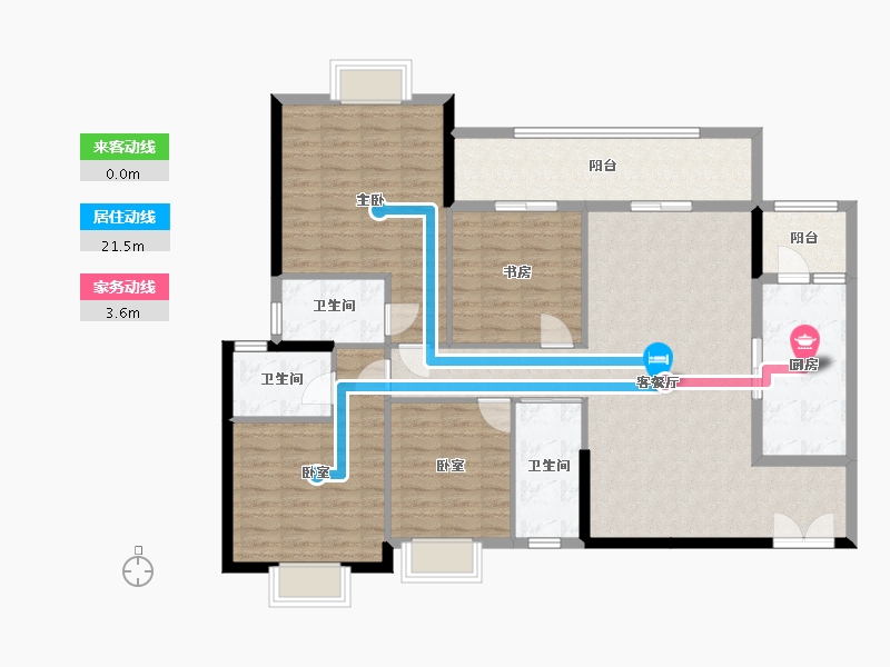 广东省-中山市-雅居-150.00-户型库-动静线