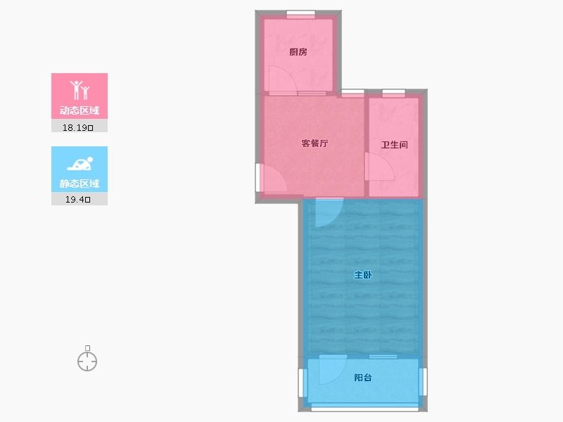 江苏省-苏州市-三元三村-33.00-户型库-动静分区