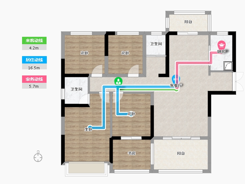 湖南省-怀化市-建鸿达-100.00-户型库-动静线