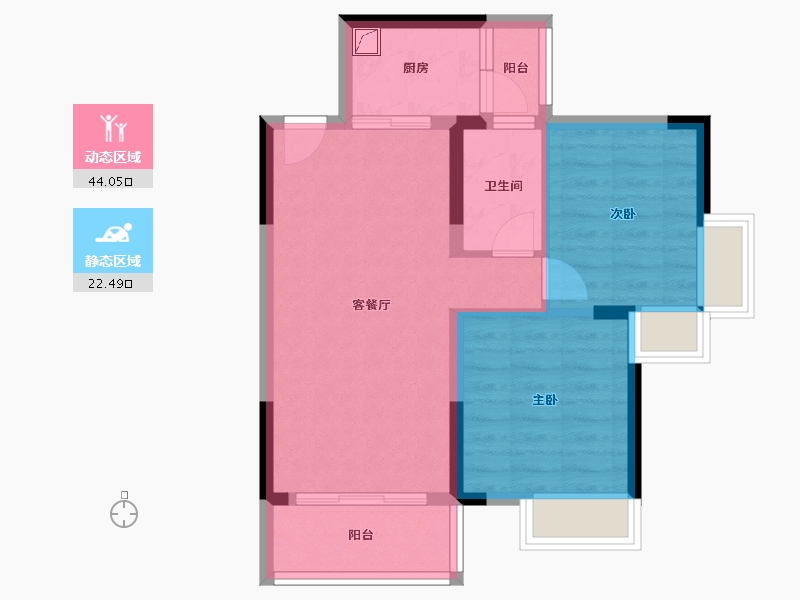 广西壮族自治区-梧州市-灏景玥城-63.00-户型库-动静分区